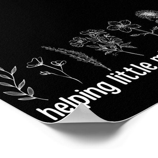 Poster Aider les petits esprits à se développer (Coin)