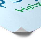 Poster Aider tous les enfants à briller l'affiche de psyc (Coin)