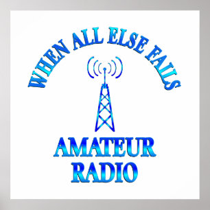 Poster Aides amateurs de radio