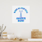 Poster Aides radio amateur (Cuisine)