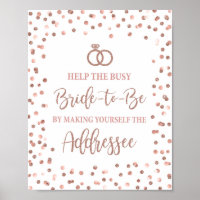 Aidez Busy Bride à devenir votre Rose d'adressage