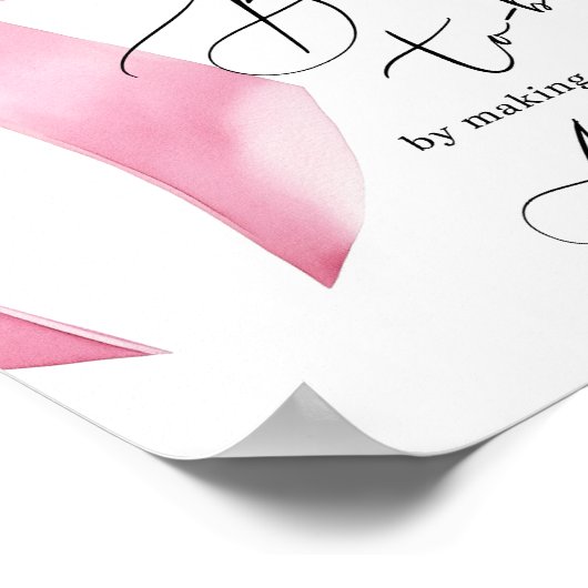 Poster Aidez la mariée occupée à adresser une enveloppe (Coin)