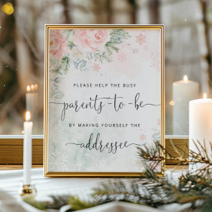 Poster Aidez les parents occupés à traiter une enveloppe