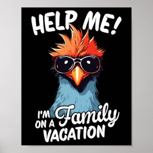 Poster Aidez-moi, je suis en vacances en famille