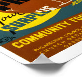 Poster Aidez-nous à préserver la nourriture (Coin)