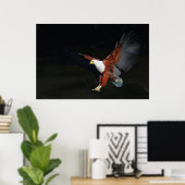 Poster Aigle (Bureau à domicile)