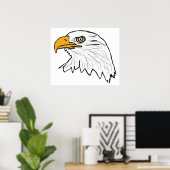 Poster Aigle (Bureau à domicile)