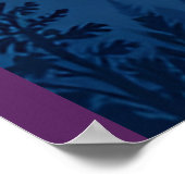 Poster Aigle à bald volant avec les États-Unis Écharpe à  (Coin)