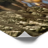 Poster Aigle À Balles Sur Une Perche Haute (Coin)