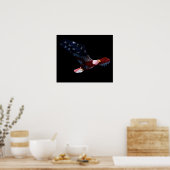 Poster Aigle à drapeau américain (Cuisine)