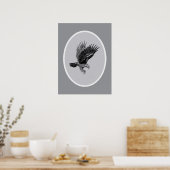 Poster Aigle à la lumière (Cuisine)