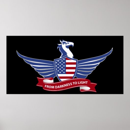 Poster aigle américain (Devant)