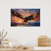 Poster aigle américain (Cuisine)