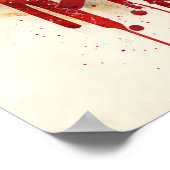 Poster Aigle américain avec drapeau américain conçu (Coin)