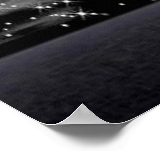 Poster Aigle Bald Dans L'Affiche De L'Étoile (Coin)