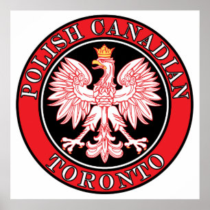 Poster Aigle Canadien Polonais de Toronto