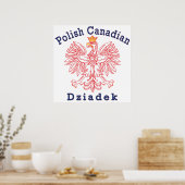Poster Aigle canadien polonais Dziadek (Cuisine)