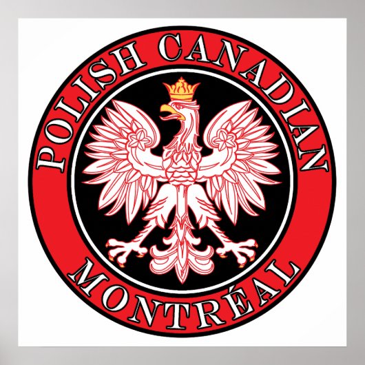 Poster Aigle canadienne de Montréal (Devant)