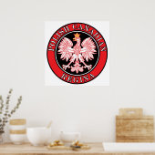 Poster Aigle canadienne polonaise de Regina (Cuisine)