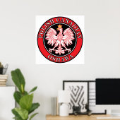 Poster Aigle canadienne polonaise d'Oshawa (Bureau à domicile)