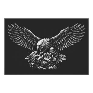 Poster Aigle de Cendres par BurnsInHell