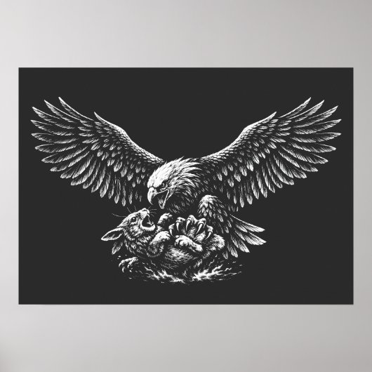 Poster Aigle de Cendres par BurnsInHell (Devant)