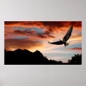 POSTER AIGLE DE CHASSE (Devant)