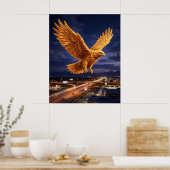 Poster Aigle de poulet frit (Cuisine)