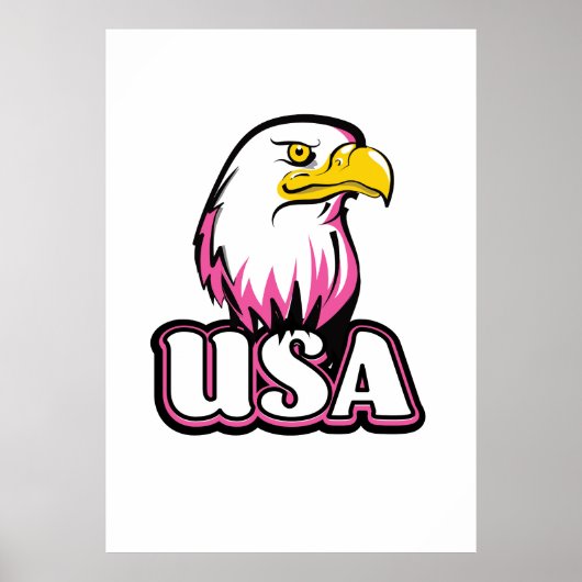 Poster Aigle des États-Unis (Devant)