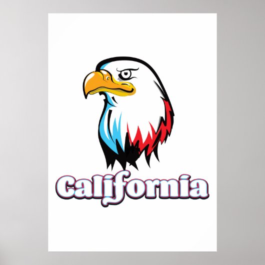 Poster Aigle d'or de Californie (Devant)