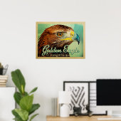 Poster Aigle d'or - La faune de l'Oiseau du monde (Bureau à domicile)