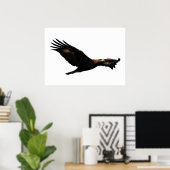 Poster Aigle d'or qui s'envole (Bureau à domicile)