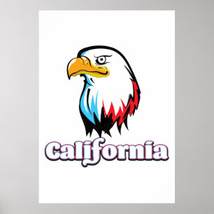 Poster Aigle doré de Californie