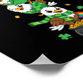 Poster Aigle Drôle Trèfle Fête Saint-Patrick Femmes Homme (Coin)