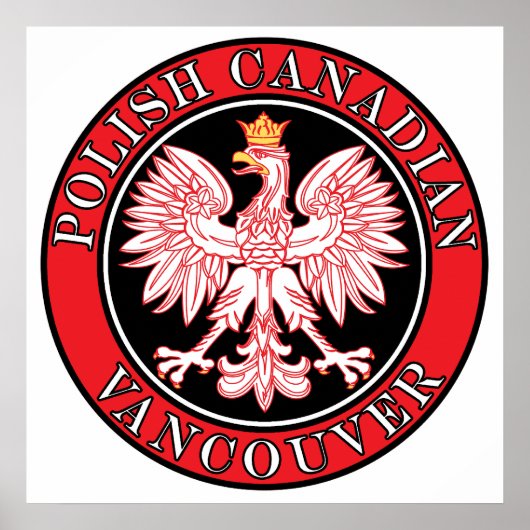 Poster Aigle du Canada polonais de Vancouver (Devant)