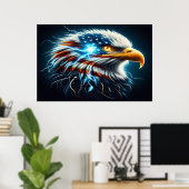 Poster Aigle du Porteur (Bureau à domicile)