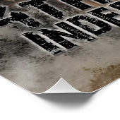 Poster Aigle et drapeau majestueux - Esprit de liberté (Coin)