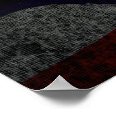 Poster Aigle et drapeau patriotiques (Coin)