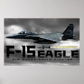 Poster Aigle F-15 (Devant)