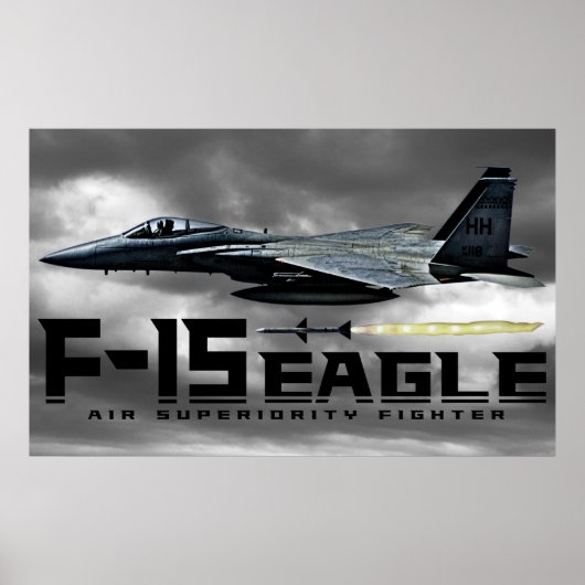 Poster Aigle F-15 (Devant)