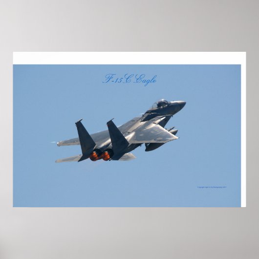 Poster Aigle F-15C (Devant)