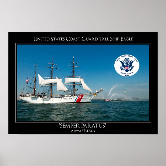 Poster Aigle grand navire USCG (Devant)