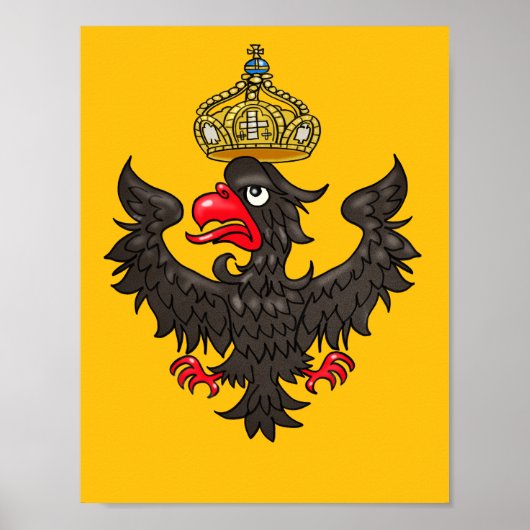 Poster Aigle héraldique allemand (Devant)