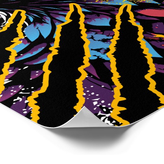 Poster Aigle intense (Coin)