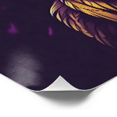 Poster Aigle Majestic aux couleurs vives (Coin)