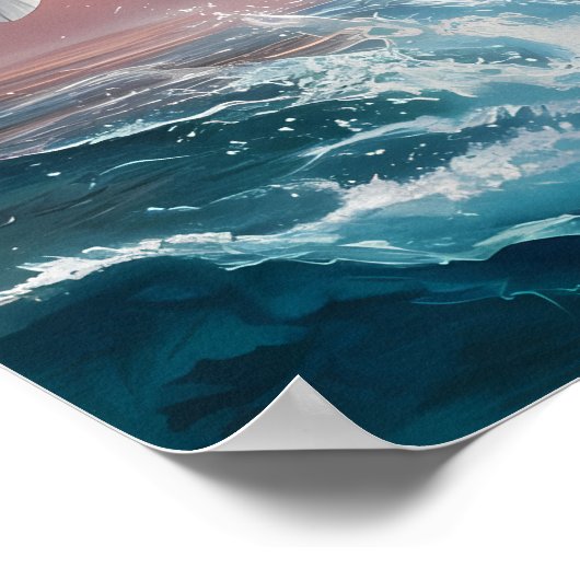 Poster Aigle Majestic Capture Prey (Coin)