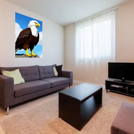 Poster Aigle majestueux | Art AI