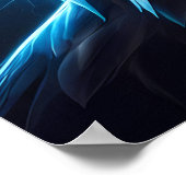 Poster Aigle Majestueux Avec Couronne Drapeau Américain (Coin)