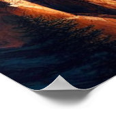 Poster Aigle Majestueux Fusionné Avec Drapeau Américain 3 (Coin)