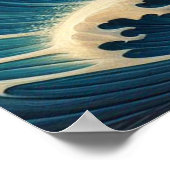 Poster Aigle majestueux serrant un poisson 36x24 (Coin)